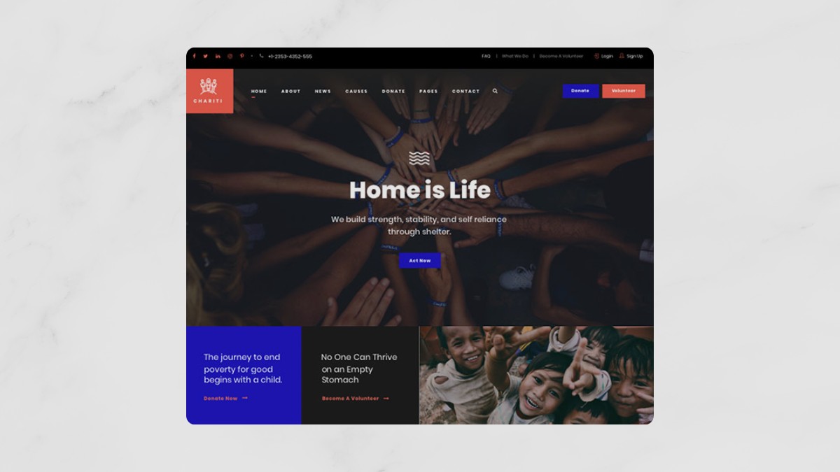 Website for Charity