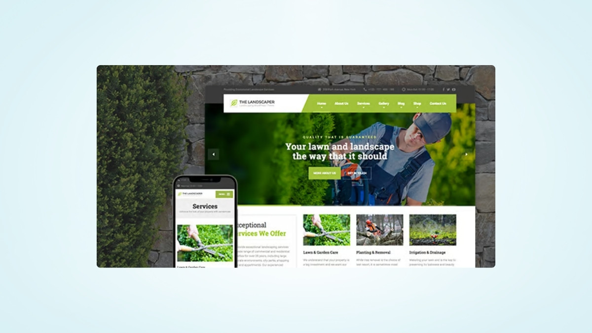 Launching Landscapers Website